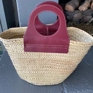 HEREU CABAS woven basket bag. Excellent condition. Used once.